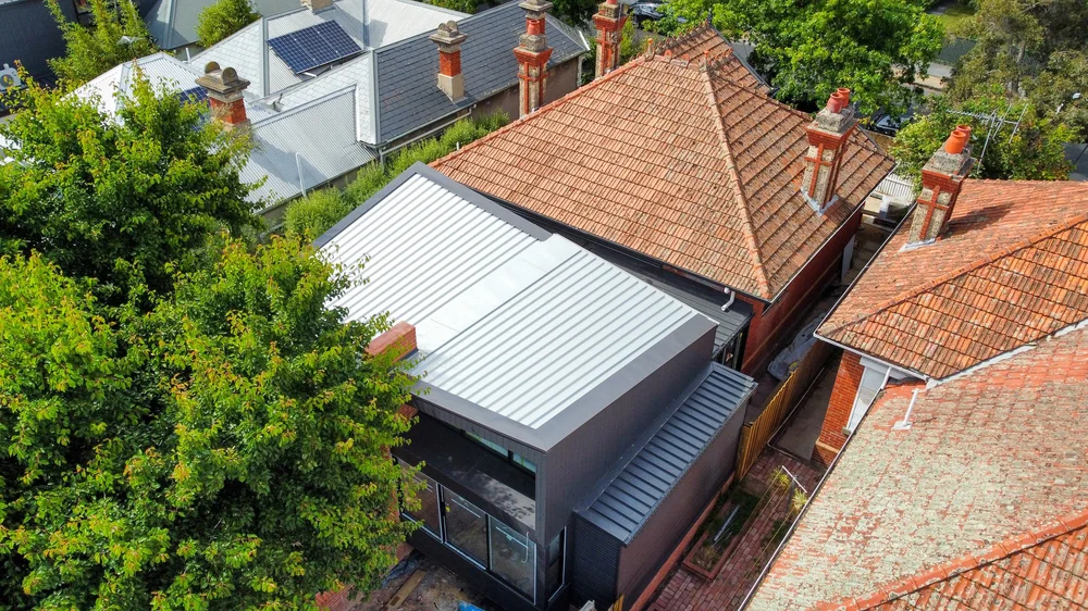 SMP project in Hawthorn, aerial view